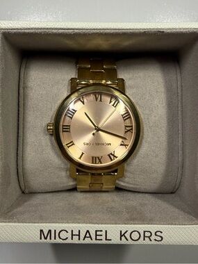 Michael Kors Norie MK3586 Women’s Watch – Gold/Rose Gold – Stainless Steel‎
